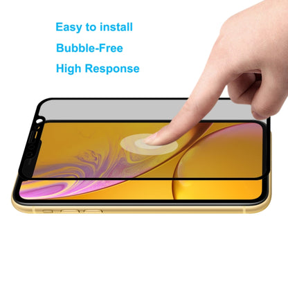 For iPhone 11 / XR ENKAY Hat-Prince 0.26mm 9H 6D Privacy Anti-glare Full Screen Tempered Glass Film by ENKAY
