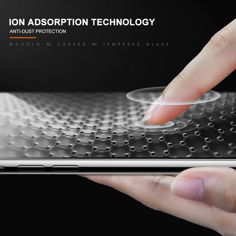 For iPhone 11 / XR mocolo 0.33mm 9H 3D Round Edge Privacy Anti-glare Tempered Glass Film(Black) by mocolo