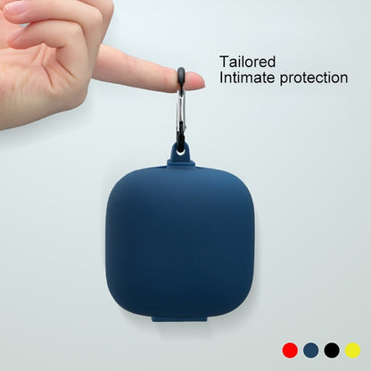 Solid Color Silicone Wireless Bluetooth Earphone Protective Case for Beats Powerbeats Pro(Dark Blue) by bashfashion