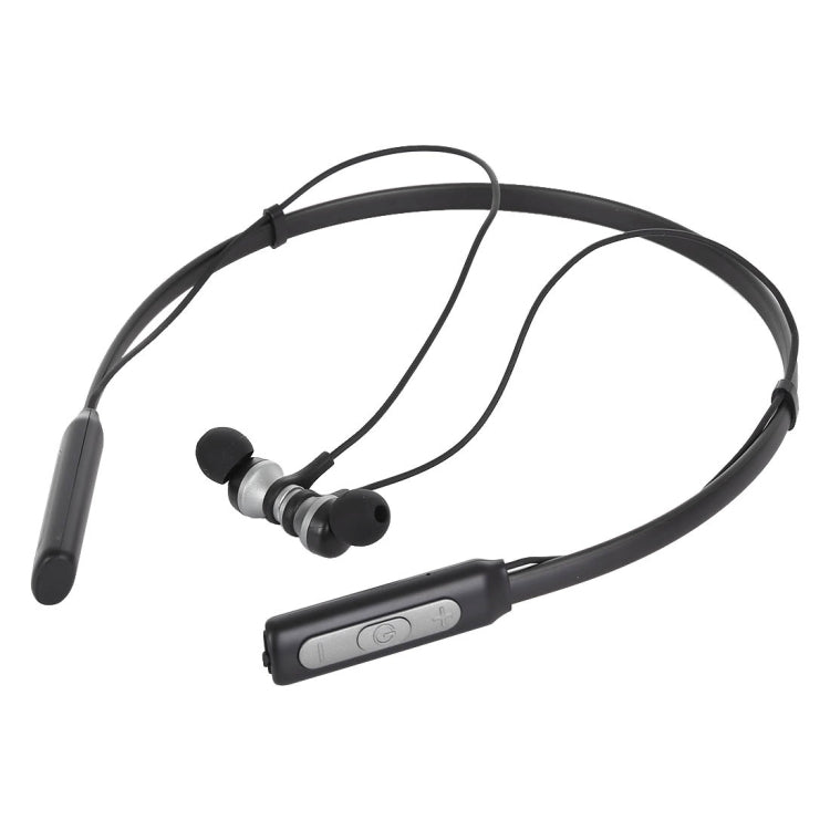 HT1 Magnetic In-Ear Wireless Bluetooth Stereo Headset(Black) by bashfashion