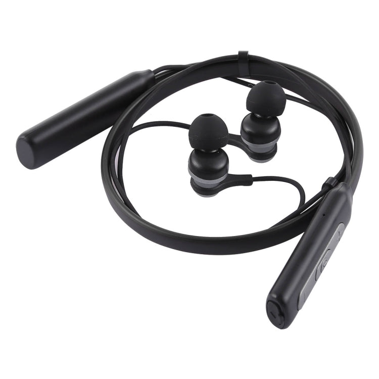 HT1 Magnetic In-Ear Wireless Bluetooth Stereo Headset(Black) by bashfashion
