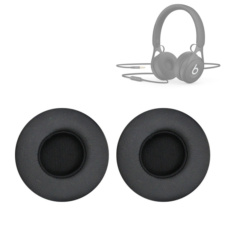 2 PCS For Beats EP Wired Headset Ear-cap Sponge Earmuffs(Black) by bashfashion