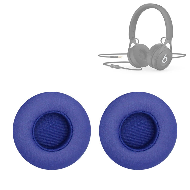 2 PCS For Beats EP Wired Headset Ear-cap Sponge Earmuffs(Blue) by bashfashion