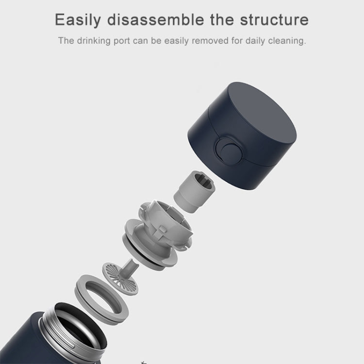 Original Xiaomi Mijia 480ML Insulation Vacuum Thermal Cup Water Bottle (White) by Xiaomi