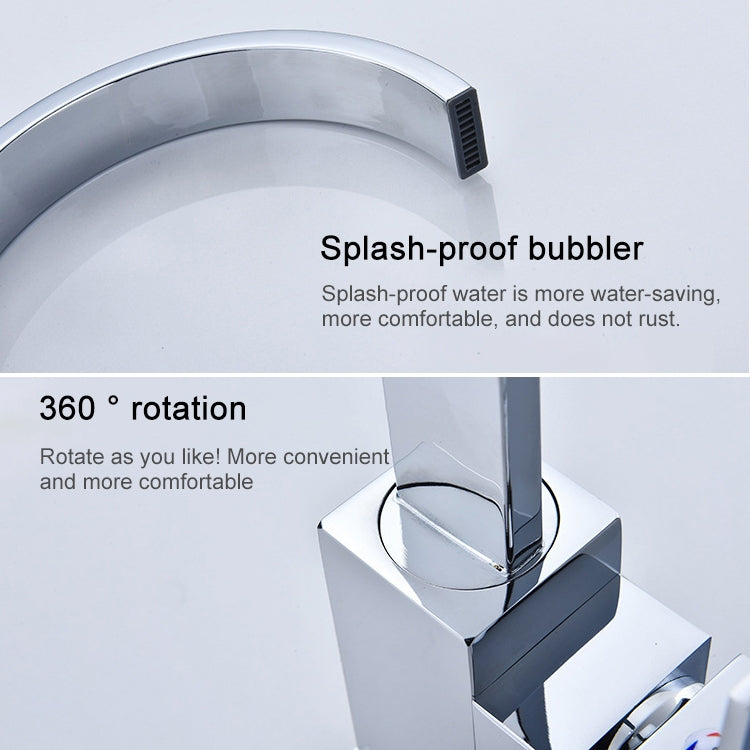 Rotatable Faucet Sinks Cold And Hot Water Tap, CN Plug by bashfashion