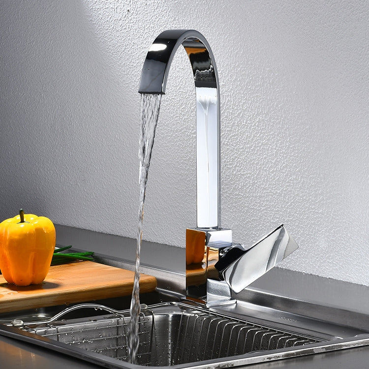 Rotatable Faucet Sinks Cold And Hot Water Tap, CN Plug by bashfashion