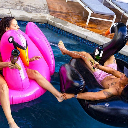 Zinc Alloy Bubbly Blaster Champagne Bottle Squirt Gun Bar Tool(Rose Red) by bashfashion