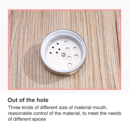 Stainless Steel Lid Glass Seasoning Jar Kitchen Supplies (Green) by bashfashion