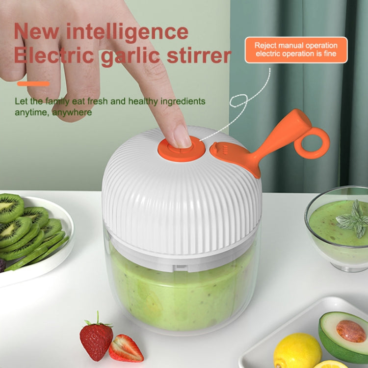 REMAX SL-BM03 Rechew Series Wireless Electric Garlic Stirrer Cordless Portable Food Processor (Green) by REMAX