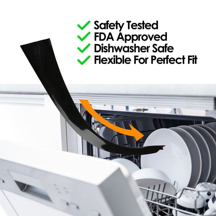 21 inches Gas Stove Slit Strip Antifouling Dustproof Waterproof Kitchen Sealing Strip (Black) by bashfashion