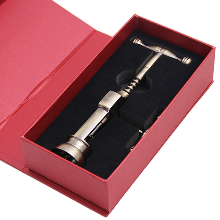 Multifunction Portable Screw Corkscrew Zinc Alloy Wine Bottle Opener, Packing: Gift Box by bashfashion