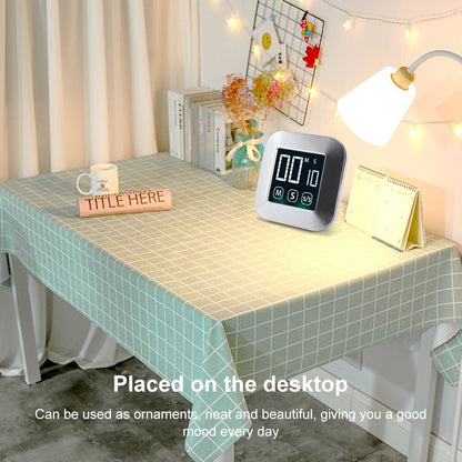 TS-83 Touch Timer Alarm Clock Kitchen Food LCD Large Screen Countdown Electronic Reminder by bashfashion