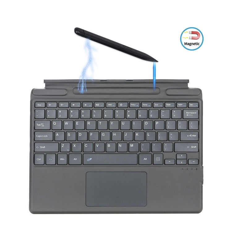 For Microsoft Surface Pro 8 / Pro X Tablet Bluetooth Keyboard Leather Case with Pen Slot by bashfashion