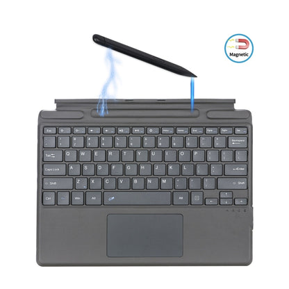 For Microsoft Surface Pro 8 / Pro X Tablet Bluetooth Keyboard Leather Case with Pen Slot by bashfashion