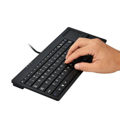MC-818 82 Keys Touch-pad Ultra-thin Wired Computer Keyboard by bashfashion