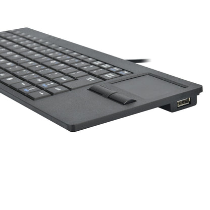 MC-818 82 Keys Touch-pad Ultra-thin Wired Computer Keyboard by bashfashion