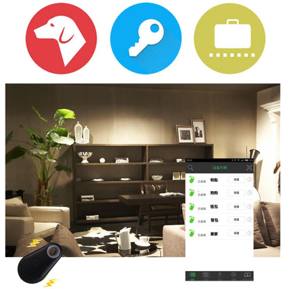 iTAG Smart Wireless Bluetooth V4.0 Tracker Finder Key Anti- lost Alarm Locator Tracker(Black) by bashfashion