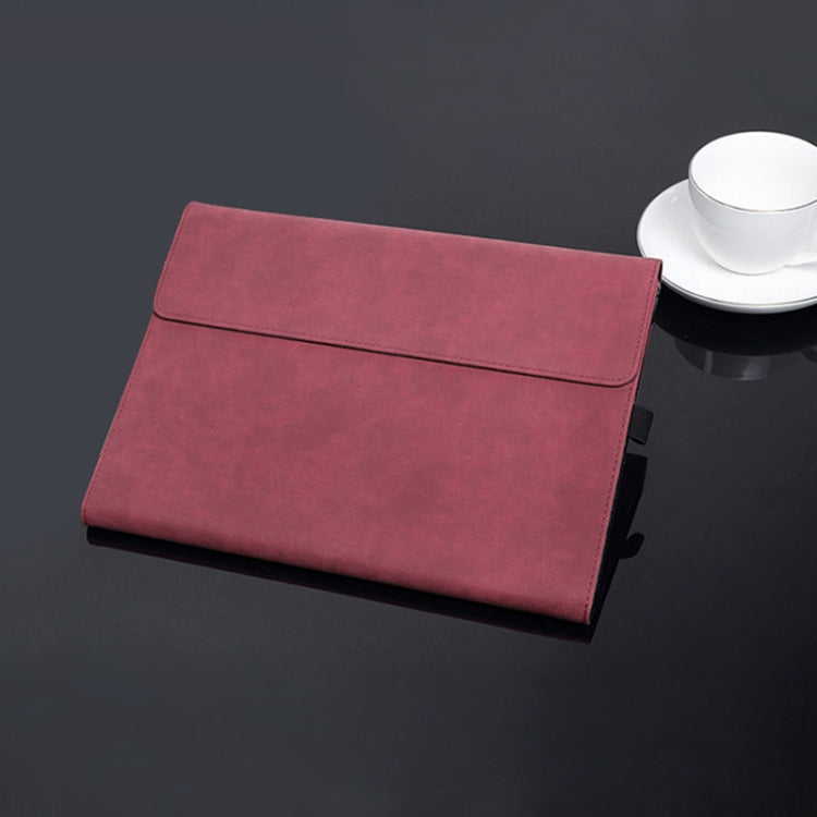 Laptop Bag Case Sleeve Notebook Briefcase Carry Bag for Microsoft Surface Pro 4 / 5 12.3 inch(Red) by bashfashion