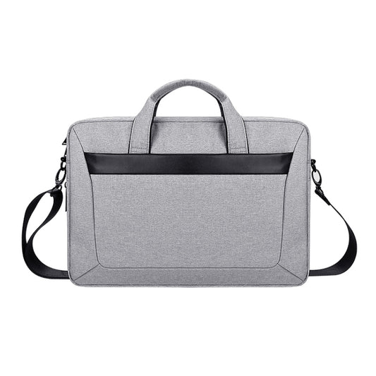 DJ06 Oxford Cloth Waterproof Wear-resistant Portable Expandable Laptop Bag for 15.6 inch Laptops, with Detachable Shoulder Strap(Grey) by bashfashion