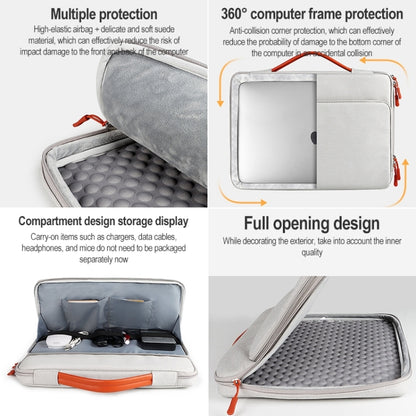 ND03S 14.1-15.4 inch Business Casual Laptop Bag(Black) by bashfashion