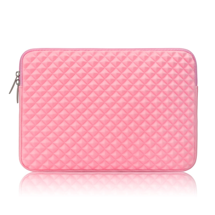 Diamond Texture Laptop Liner Bag, Size: 12-13 inch(Pink) by bashfashion