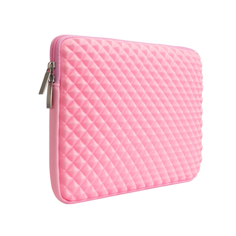 Diamond Texture Laptop Liner Bag, Size: 12-13 inch(Pink) by bashfashion