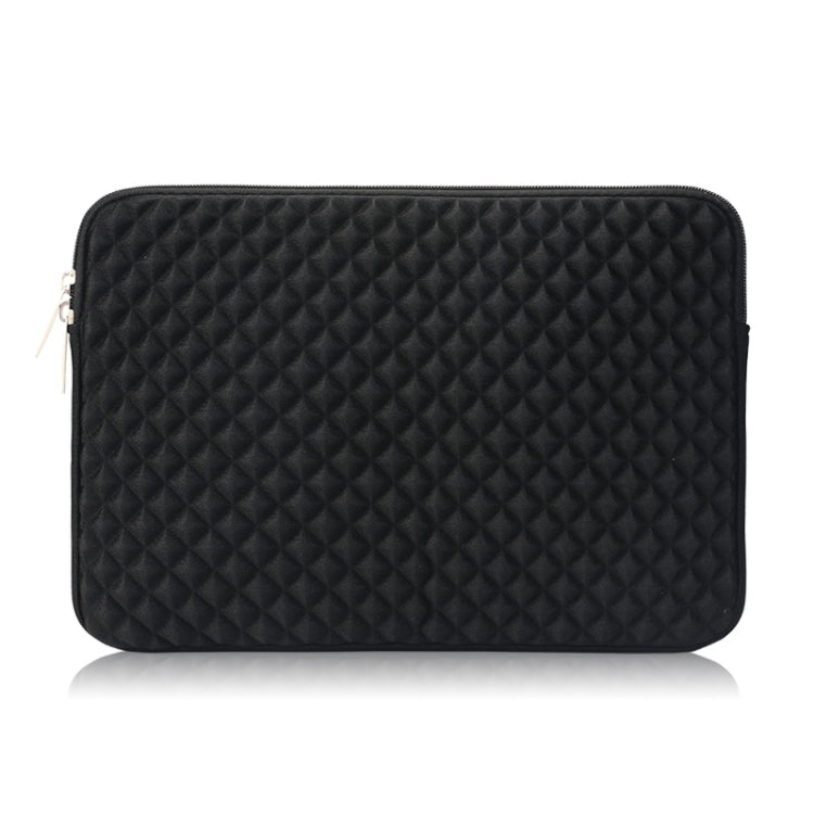 Diamond Texture Laptop Liner Bag, Size: 13.3 inch (Black) by bashfashion