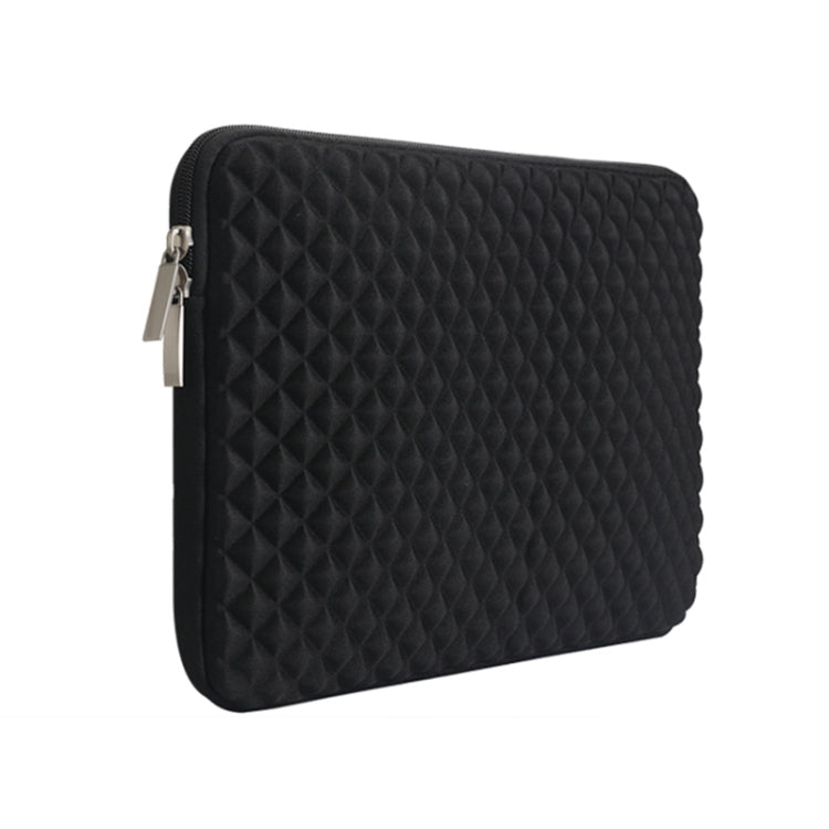 Diamond Texture Laptop Liner Bag, Size: 13.3 inch (Black) by bashfashion