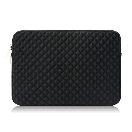Diamond Texture Laptop Liner Bag, Size: 15.6 inch (Black) by bashfashion