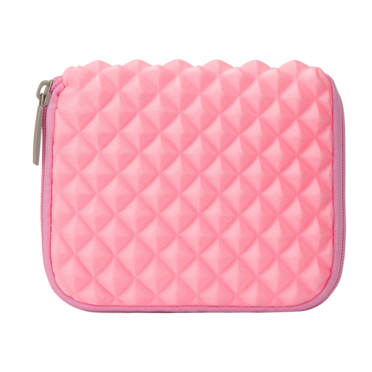 Diamond Texture Laptop Power Bag, Size: 16 x 13 x 1.5cm (Pink) by bashfashion
