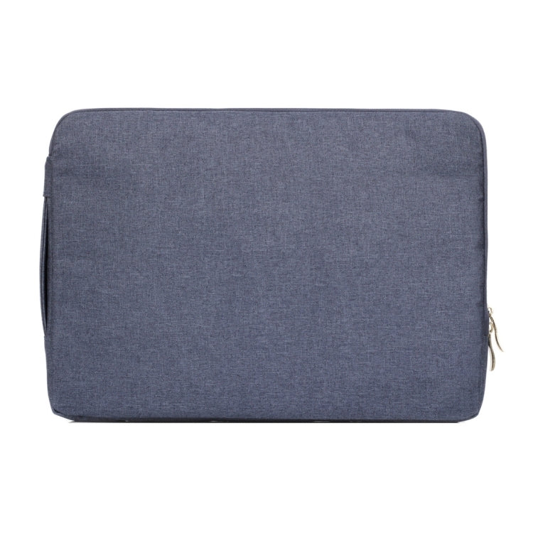 11.6 inch Universal Fashion Soft Laptop Denim Bags Portable Zipper Notebook Laptop Case Pouch for MacBook Air, Lenovo and other Laptops, Size: 32.2x21.8x2cm (Dark Blue) by bashfashion