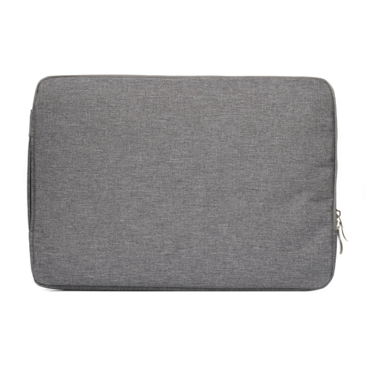 11.6 inch Universal Fashion Soft Laptop Denim Bags Portable Zipper Notebook Laptop Case Pouch for MacBook Air, Lenovo and other Laptops, Size: 32.2x21.8x2cm (Grey) by bashfashion
