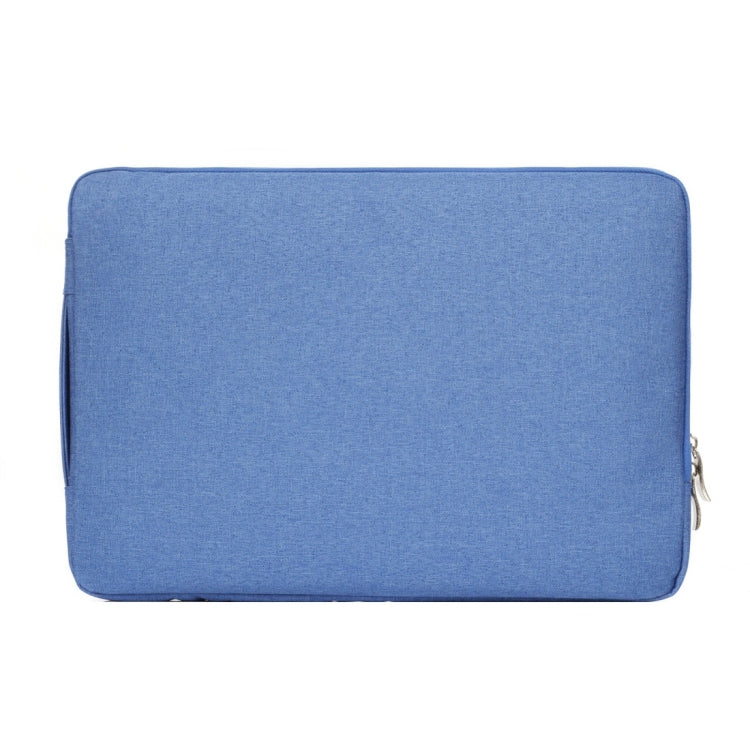 11.6 inch Universal Fashion Soft Laptop Denim Bags Portable Zipper Notebook Laptop Case Pouch for MacBook Air, Lenovo and other Laptops, Size: 32.2x21.8x2cm (Blue) by bashfashion
