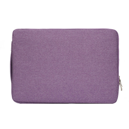 13.3 inch Universal Fashion Soft Laptop Denim Bags Portable Zipper Notebook Laptop Case Pouch for MacBook Air / Pro, Lenovo and other Laptops, Size: 35.5x26.5x2cm (Purple) by bashfashion
