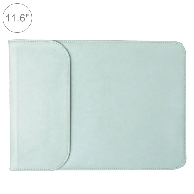 11.6 inch PU + Nylon Laptop Bag Case Sleeve Notebook Carry Bag, For MacBook, Samsung, Xiaomi, Lenovo, Sony, DELL, ASUS, HP(Mint Green) by bashfashion