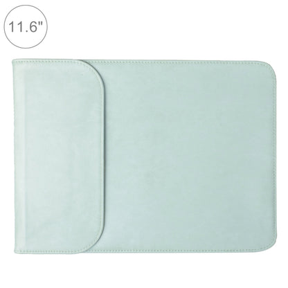 11.6 inch PU + Nylon Laptop Bag Case Sleeve Notebook Carry Bag, For MacBook, Samsung, Xiaomi, Lenovo, Sony, DELL, ASUS, HP(Mint Green) by bashfashion