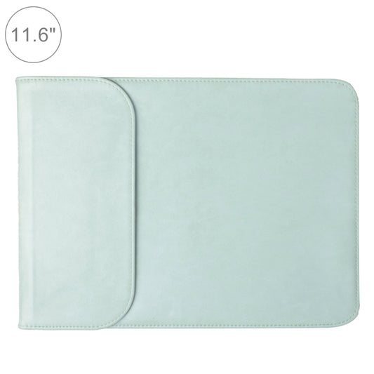 11.6 inch PU + Nylon Laptop Bag Case Sleeve Notebook Carry Bag, For MacBook, Samsung, Xiaomi, Lenovo, Sony, DELL, ASUS, HP(Mint Green) by bashfashion
