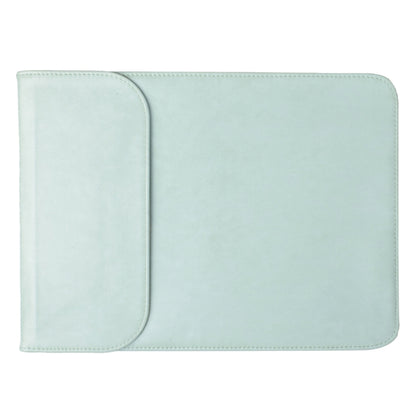 11.6 inch PU + Nylon Laptop Bag Case Sleeve Notebook Carry Bag, For MacBook, Samsung, Xiaomi, Lenovo, Sony, DELL, ASUS, HP(Mint Green) by bashfashion