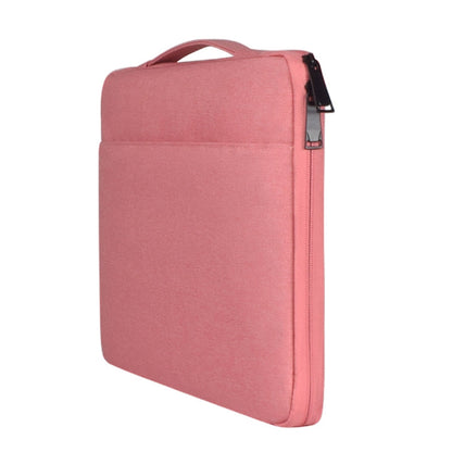 13.3 inch Fashion Casual Polyester + Nylon Laptop Handbag Briefcase Notebook Cover Case, For Macbook, Samsung, Lenovo, Xiaomi, Sony, DELL, CHUWI, ASUS, HP (Pink) by bashfashion