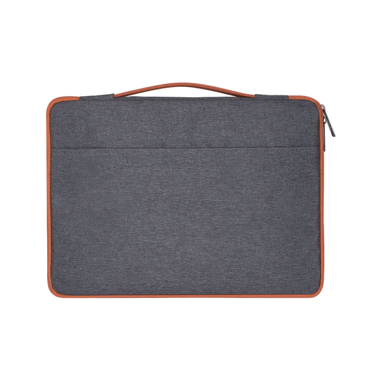 13.3 inch Fashion Casual Polyester + Nylon Laptop Handbag Briefcase Notebook Cover Case, For Macbook, Samsung, Lenovo, Xiaomi, Sony, DELL, CHUWI, ASUS, HP (Grey) by bashfashion