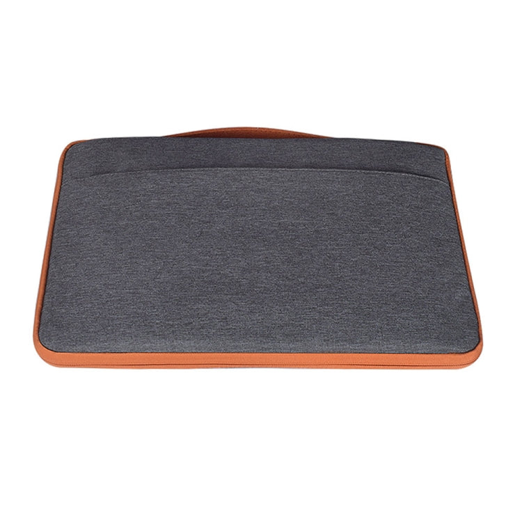 13.3 inch Fashion Casual Polyester + Nylon Laptop Handbag Briefcase Notebook Cover Case, For Macbook, Samsung, Lenovo, Xiaomi, Sony, DELL, CHUWI, ASUS, HP (Grey) by bashfashion