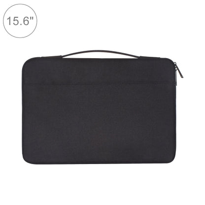 15.6 inch Fashion Casual Polyester + Nylon Laptop Handbag Briefcase Notebook Cover Case, For Macbook, Samsung, Lenovo, Xiaomi, Sony, DELL, CHUWI, ASUS, HP(Black) by bashfashion