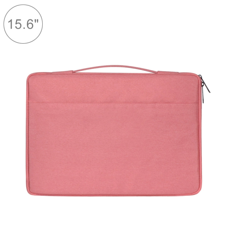 15.6 inch Fashion Casual Polyester + Nylon Laptop Handbag Briefcase Notebook Cover Case, For Macbook, Samsung, Lenovo, Xiaomi, Sony, DELL, CHUWI, ASUS, HP(Pink) by bashfashion