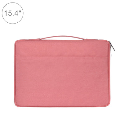 15.4 inch Fashion Casual Polyester + Nylon Laptop Handbag Briefcase Notebook Cover Case, For Macbook, Samsung, Lenovo, Xiaomi, Sony, DELL, CHUWI, ASUS, HP (Pink) by bashfashion