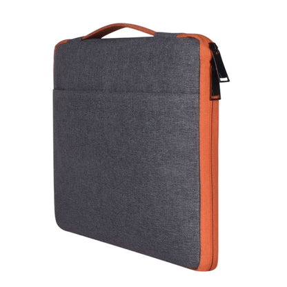 15.4 inch Fashion Casual Polyester + Nylon Laptop Handbag Briefcase Notebook Cover Case, For Macbook, Samsung, Lenovo, Xiaomi, Sony, DELL, CHUWI, ASUS, HP (Grey) by bashfashion