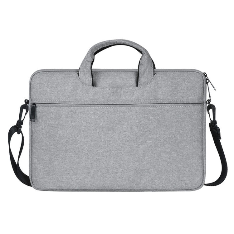 ST01S Waterproof Oxford Cloth Hidden Portable Strap One-shoulder Handbag for 13.3 inch Laptops(Light Grey) by bashfashion