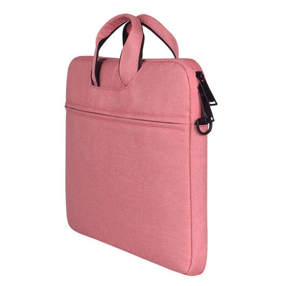 ST01S Waterproof Oxford Cloth Hidden Portable Strap One-shoulder Handbag for 14.1 inch Laptops(Pink) by bashfashion
