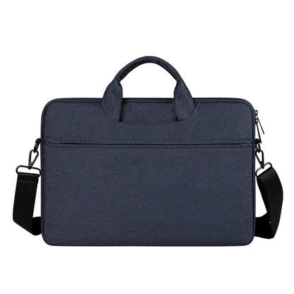 ST01S Waterproof Oxford Cloth Hidden Portable Strap One-shoulder Handbag for 15.6 inch Laptops (Navy Blue) by bashfashion