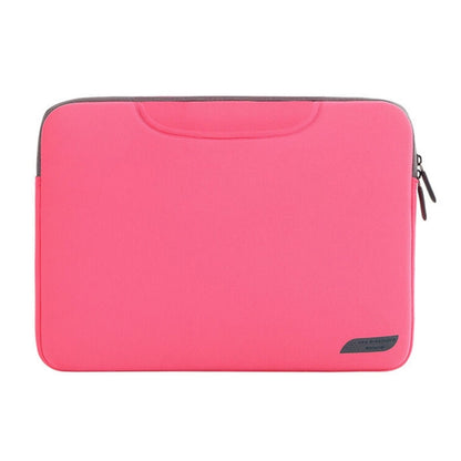 12 inch Portable Air Permeable Handheld Sleeve Bag for MacBook, Lenovo and other Laptops, Size:32x21x2cm(Magenta) by bashfashion