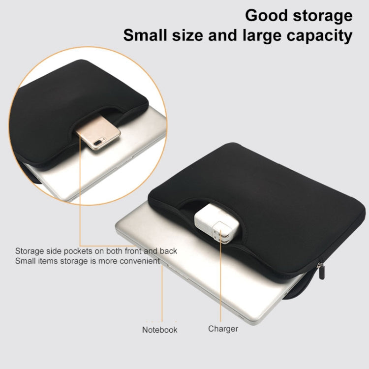 13.3 inch Portable Air Permeable Handheld Sleeve Bag for MacBook Air / Pro, Lenovo and other Laptops, Size: 34x25.5x2.5cm(Black) by bashfashion